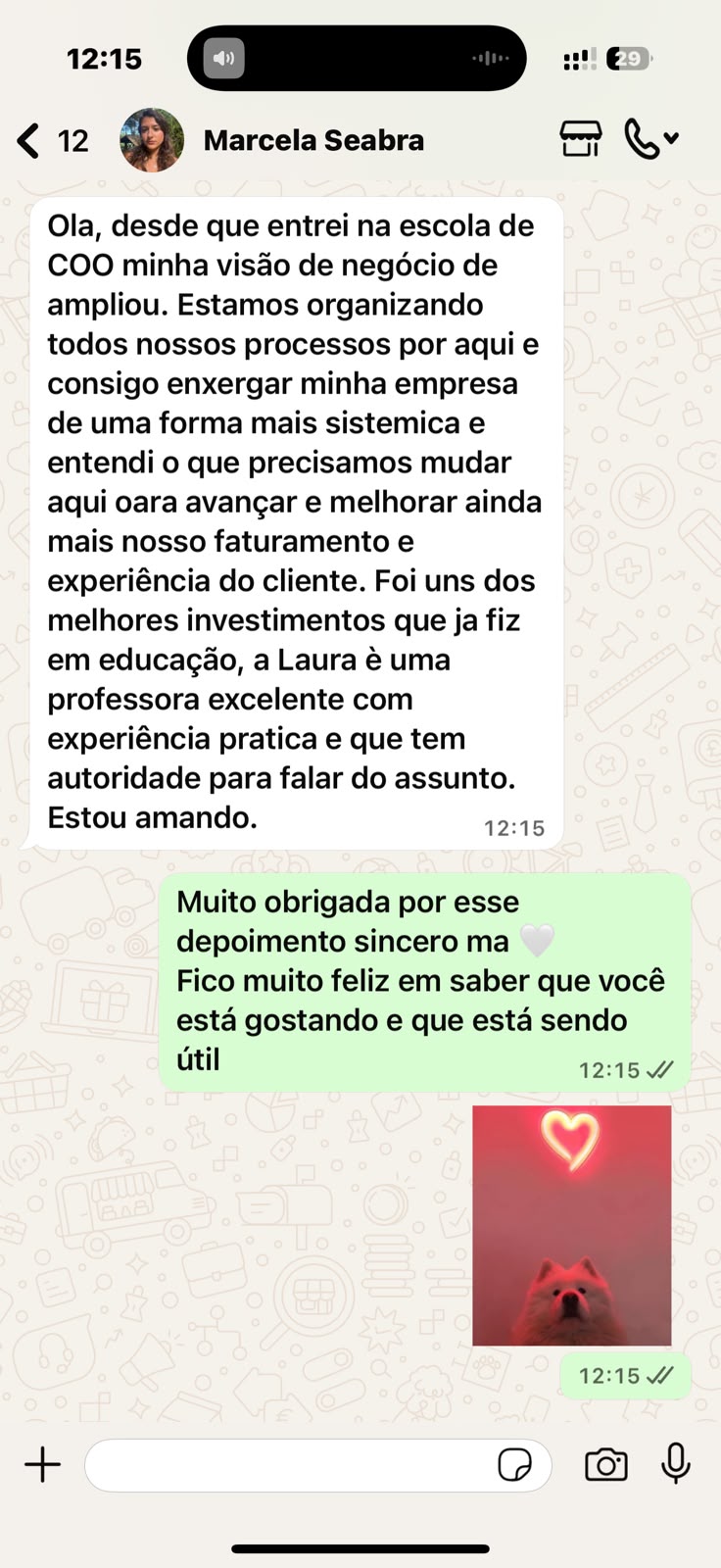 Depoimento Marcela Seabra